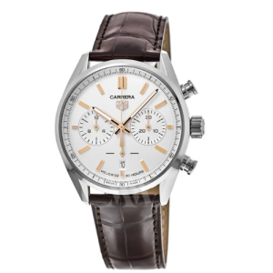 Tag Heuer Carrera Calibre Heuer Chronograph White Dial