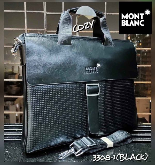 Mont Blanc Laptop Bag 3308-1 Black