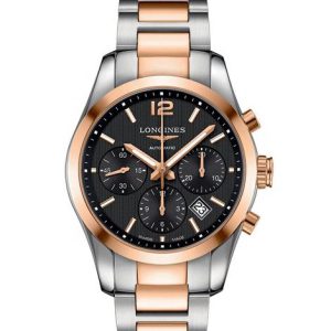 Longines Conquest Classic Chronograph Black 954