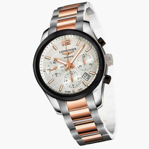 Longines Conquest Classic Chronograph White 6750