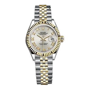 Rolex Date Just Grey Dial Roman 3344 Women