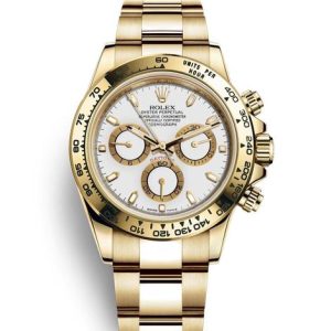 Rolex Full Gold With White Dial