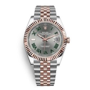 Rolex Oyster Perpetual Rosegold Day-Date Grey Green