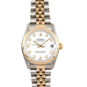 Rolex Ladies Datejust 78273 White Dial Women