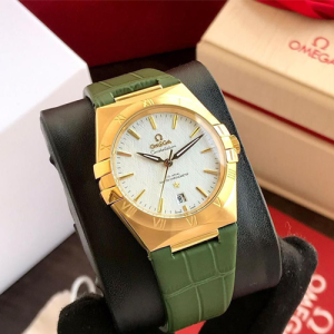 Omega constellation co axial master chronometer 41 mm Green