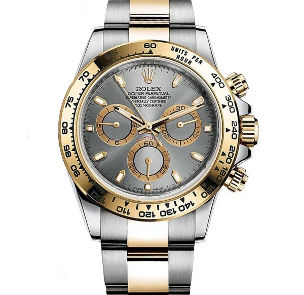 Rolex Daytona Grey Gold